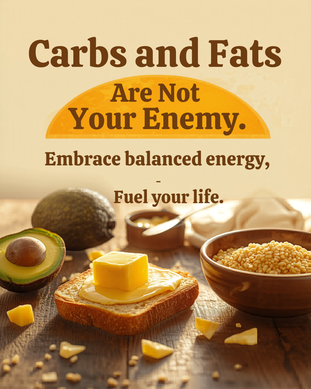 Carbs and Fats Are Not Your Enemy